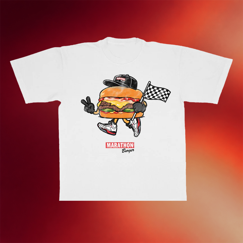 The Marathon Clothing Shop Merch 2026 Burger Mascot T-Shirt Gifts For Besties