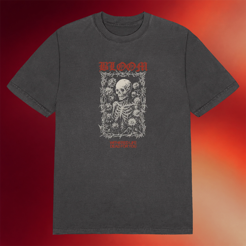 Bloom Merch 2026 Withered Skeleton T-Shirt Bloom Band Shirt Gift For Him