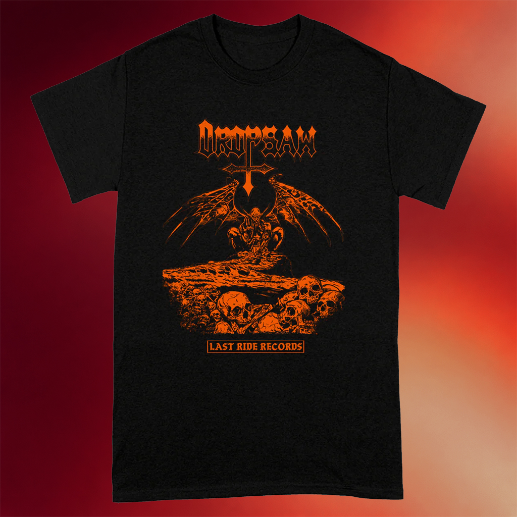 Drop Saw Merch 2026 Mortal Shirt Last Ride Records T-Shirt Best Father_s Day Gifts