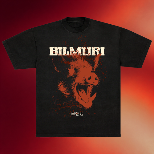Bilmuri Merch Kinda Hard Hog Splatter T-Shirt Bilmuri Apparel Birthday Gift For Him