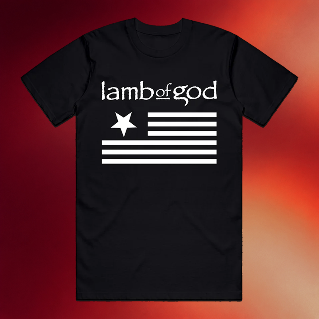 Lamb Of God Merch LOG Flag T-Shirt Gift Ideas For Husband