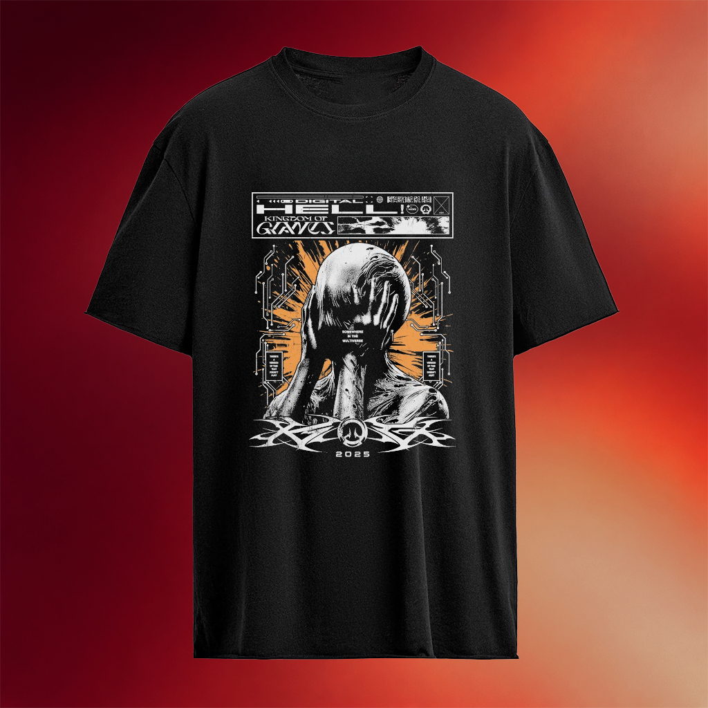 Kingdom Of Giants Digital Hell T-Shirt Kingdom Of Giants Merch Gifts For Band Fans