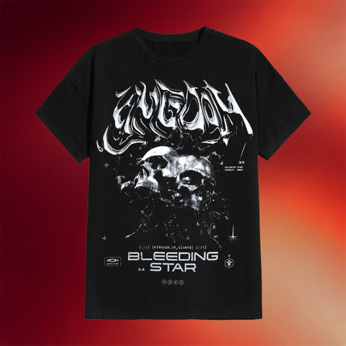 Kingdom Of Giants Merch 2026 Skull T-Shirt Bleeding Star Shirt Presents For Music Lovers