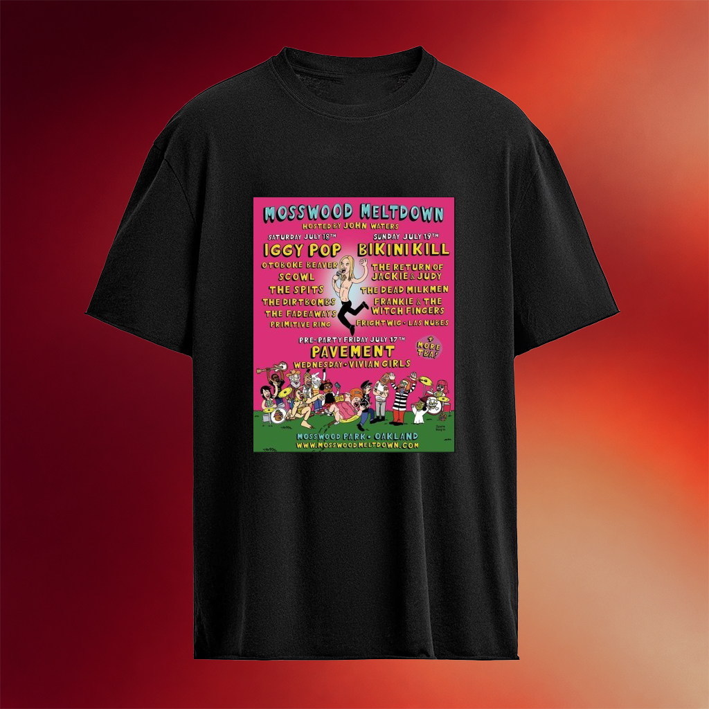 Mosswood Meltdown July 17 19 2026 Mosswood Park Oakland T-Shirt Gifts For Him Her