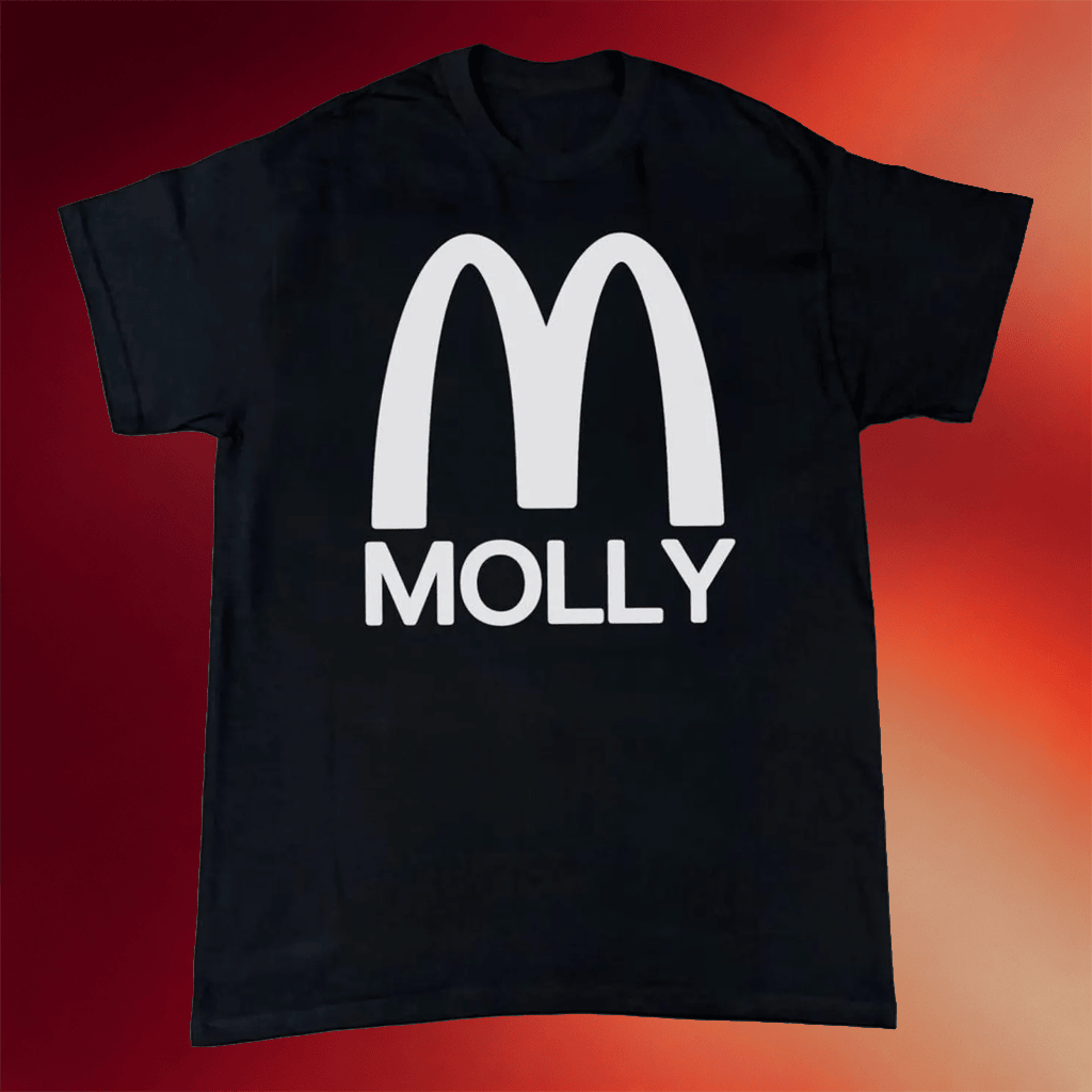 Molly Santana Merch 2026 Molly T-Shirt Funny Mcdonald_s Parody Shirt Gifts For Him Her