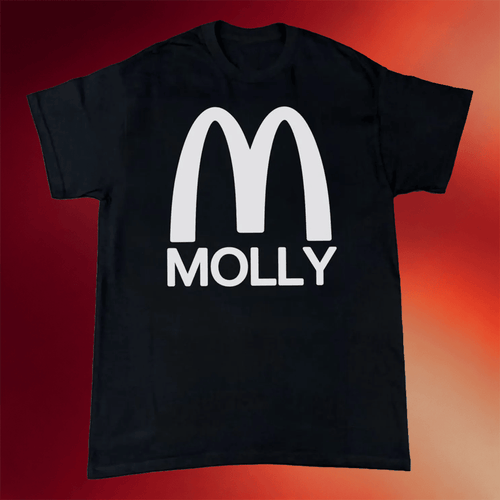 Molly Santana Merch 2026 Molly T-Shirt Funny Mcdonald_s Parody Shirt Gifts For Him Her