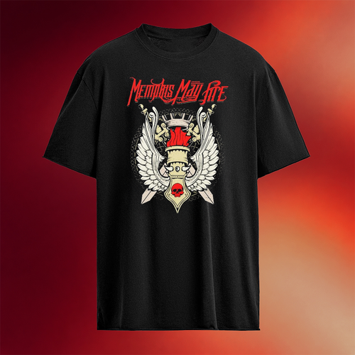 Memphis May Fire Roman Crest T-Shirt Memphis May Fire Merch Gifts For Band Fans