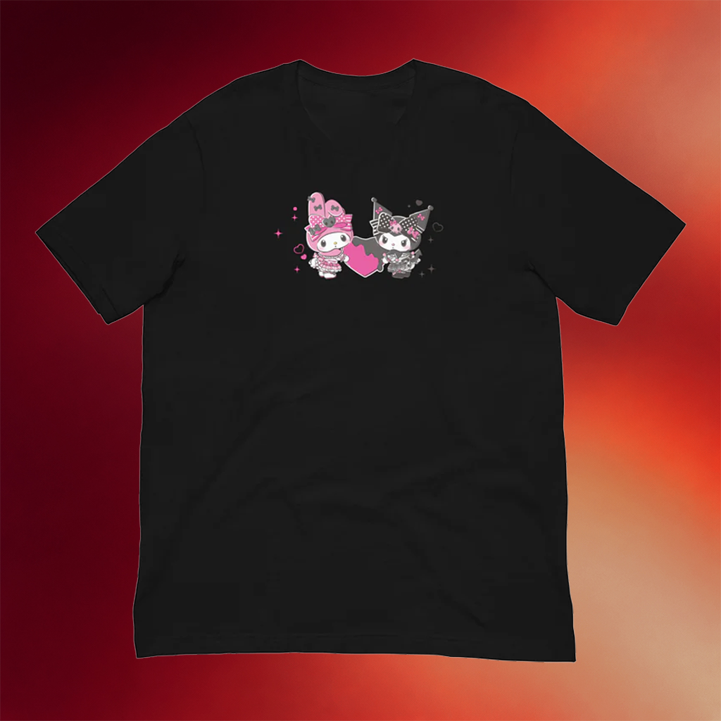 Sanrio Merch My Melody 50th Anniversary And Kuromi 20th Anniversary T-Shirt Gifts For Her