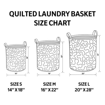 Forest Path Quilted Laundry Basket Laundry Storage Basket Things To Get Your Boyfriend For Christmas