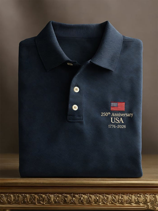 USA 250Th Anniversary Polo Shirt 1776 2026 Patriotic Shirts Shirts For The Fourth Of July