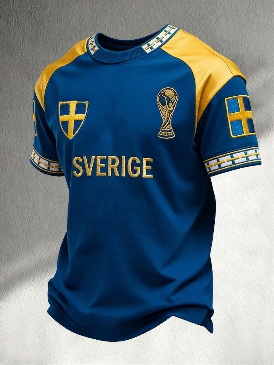 Sweden FIFA World Cup 2026 Sverige Shirt Sweden National Football Team Clothes Fans Gifts