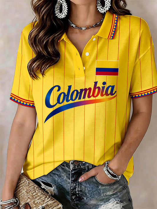 Colombia World Cup 2026 Polo Shirt FIFA World Cup Merch Gifts For Soccer Lovers