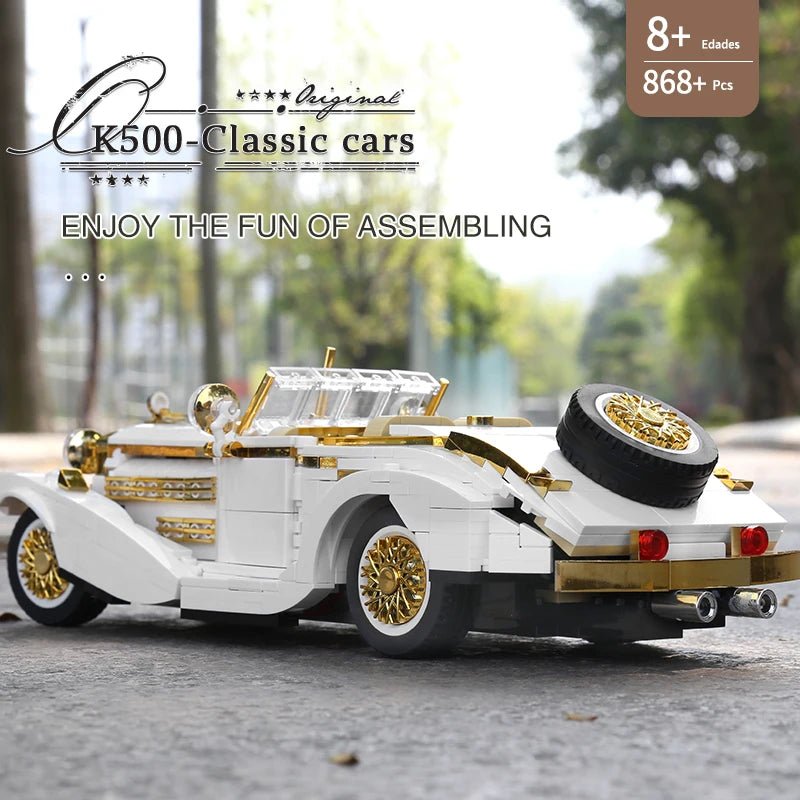 Mould King 10003 K500 Vintage Car - Classic Building Blocks Set - Sofhome
