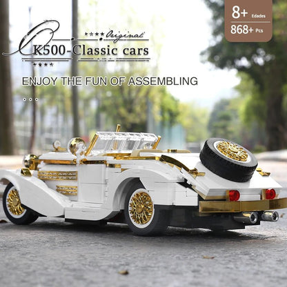 Mould King 10003 K500 Vintage Car - Classic Building Blocks Set - Sofhome