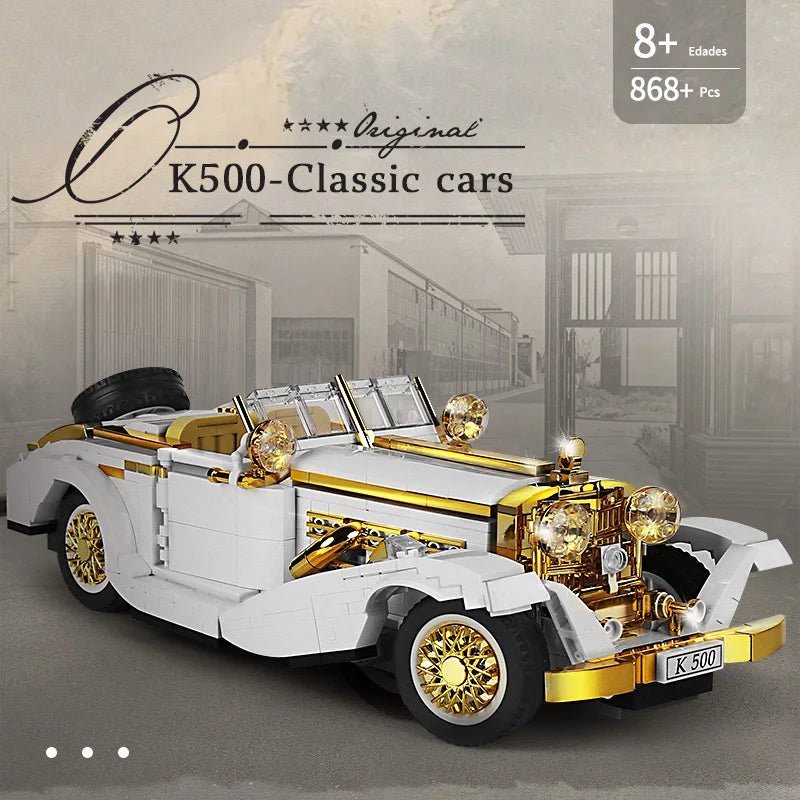 Mould King 10003 K500 Vintage Car - Classic Building Blocks Set - Sofhome