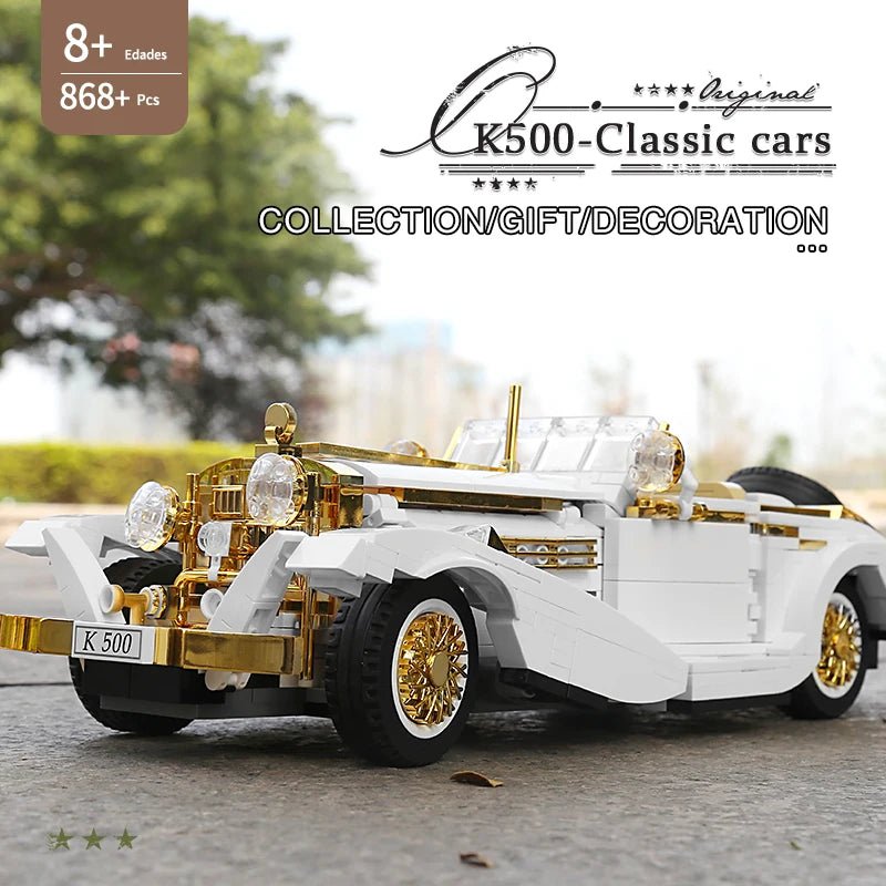 Mould King 10003 K500 Vintage Car - Classic Building Blocks Set - Sofhome