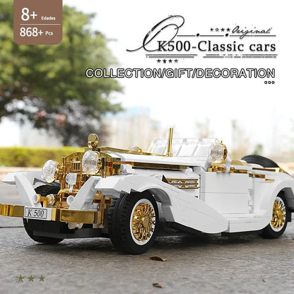 Mould King 10003 K500 Vintage Car - Classic Building Blocks Set - Sofhome