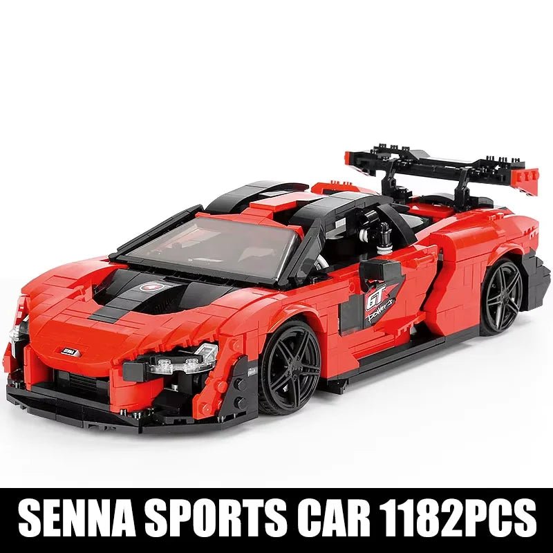 Mould King 10007 Red Sport Racing Car - Sofhome