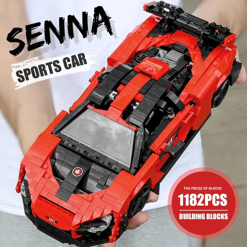 Mould King 10007 Red Sport Racing Car - Sofhome