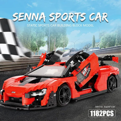 Mould King 10007 Red Sport Racing Car - Sofhome