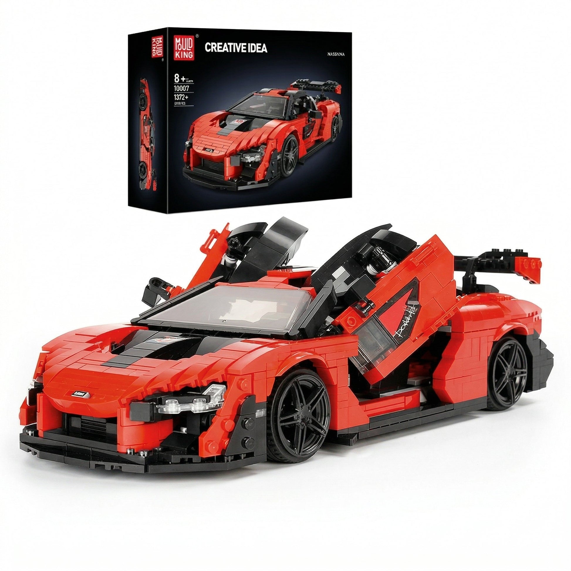 Mould King 10007 Red Sport Racing Car - Sofhome