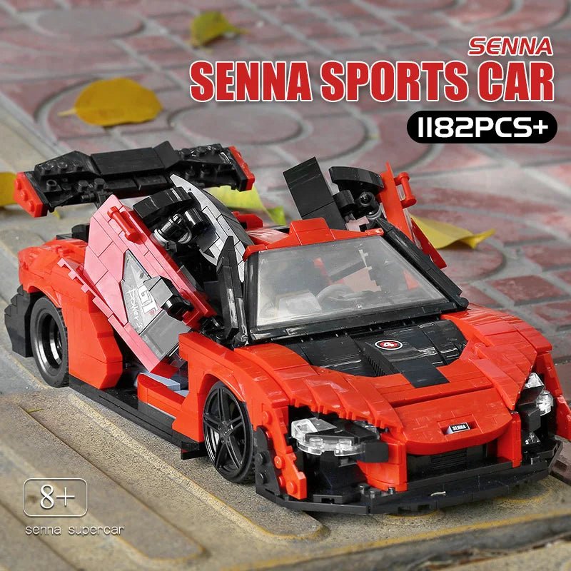 Mould King 10007 Red Sport Racing Car - Sofhome