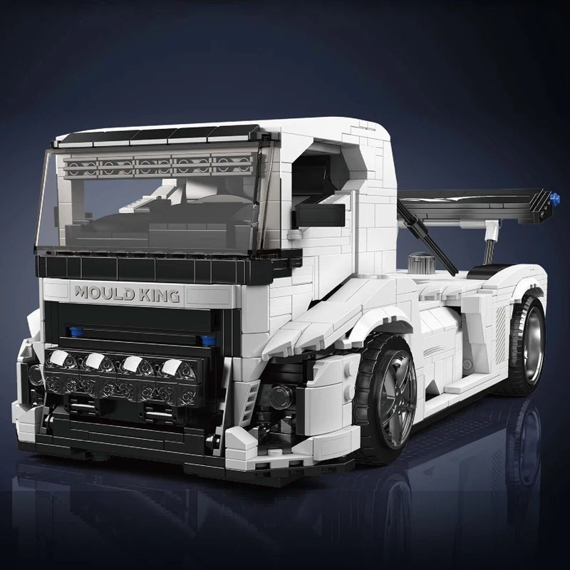 Mould King 10036 White Knight Truck - Technical Building Block Set - Sofhome