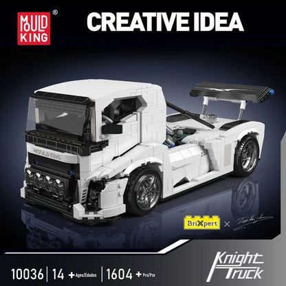 Mould King 10036 White Knight Truck - Technical Building Block Set - Sofhome