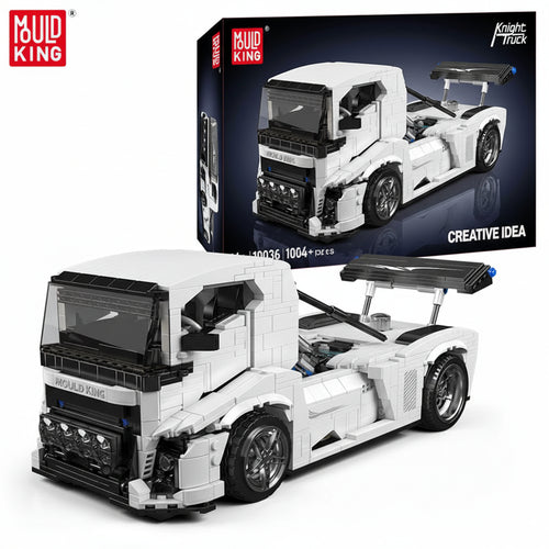 Mould King 10036 White Knight Truck - Technical Building Block Set - Sofhome