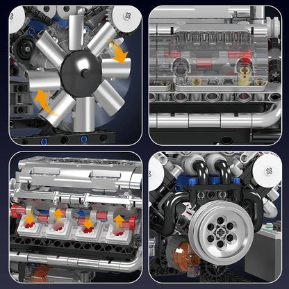 Mould King 10088 V8 Engine Block Set - Sofhome