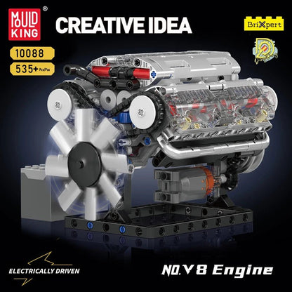 Mould King 10088 V8 Engine Block Set - Sofhome