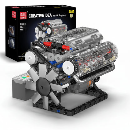 Mould King 10088 V8 Engine Block Set - Sofhome