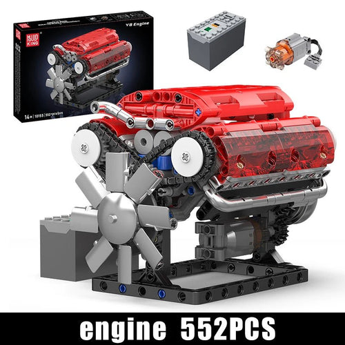 Mould King 10088 V8 Engine Block Set - Sofhome