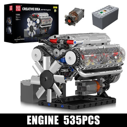 Mould King 10088 V8 Engine Block Set - Sofhome