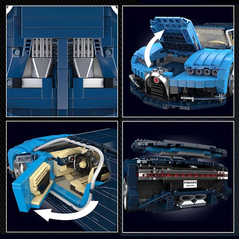 Mould King 10111 Blue Sport Racer - Sofhome