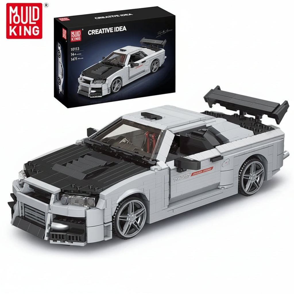 Mould King 10113 Skyline R34 - Technic Building Block Car Set - Sofhome