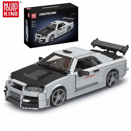 Mould King 10113 Skyline R34 - Technic Building Block Car Set - Sofhome