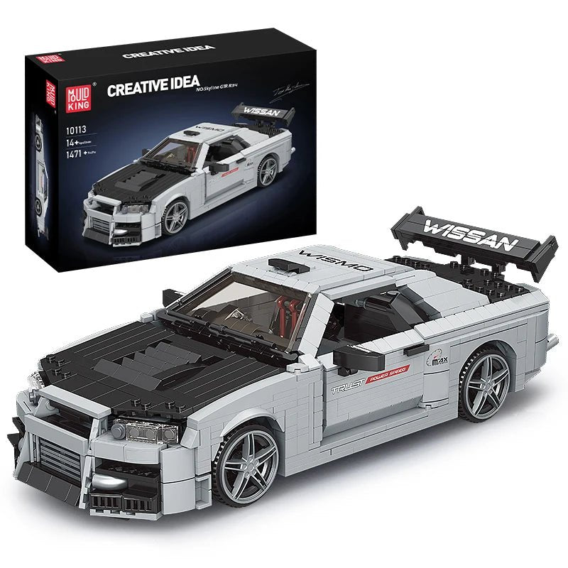 Mould King 10113 Skyline R34 - Technic Building Block Car Set - Sofhome