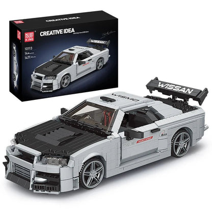 Mould King 10113 Skyline R34 - Technic Building Block Car Set - Sofhome