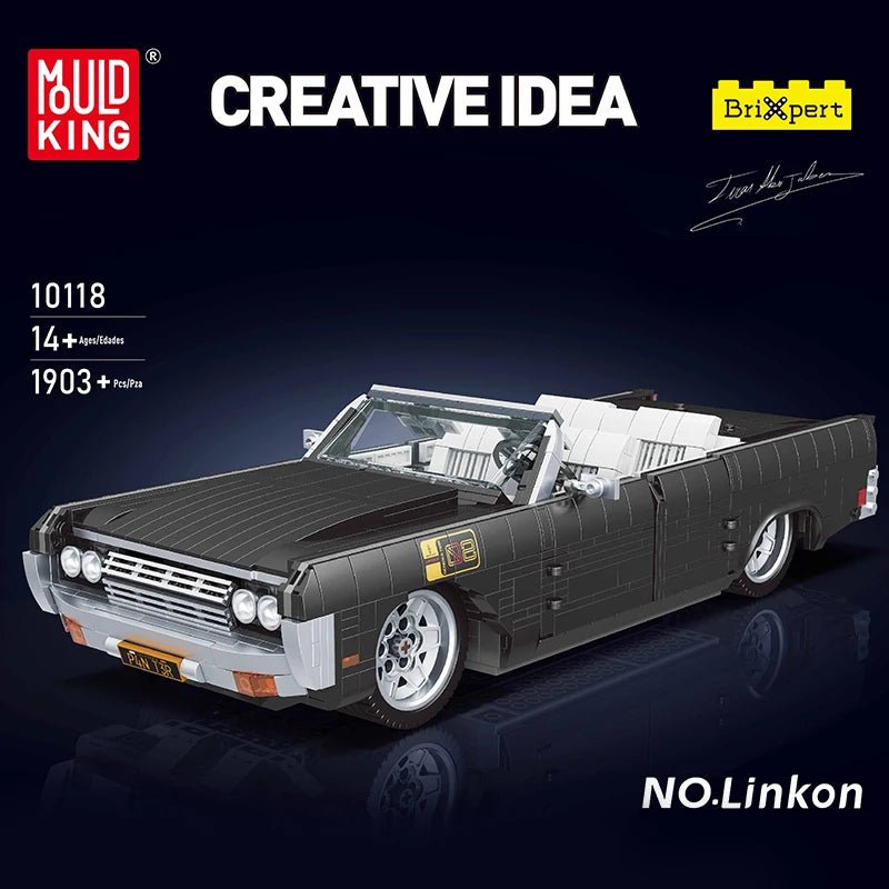 Mould King 10118 1964 Continental - Vintage Car Building Blocks - Sofhome