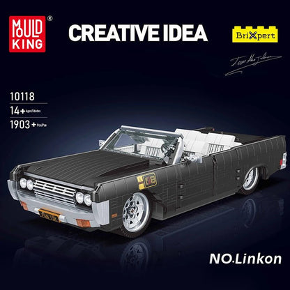 Mould King 10118 1964 Continental - Vintage Car Building Blocks - Sofhome