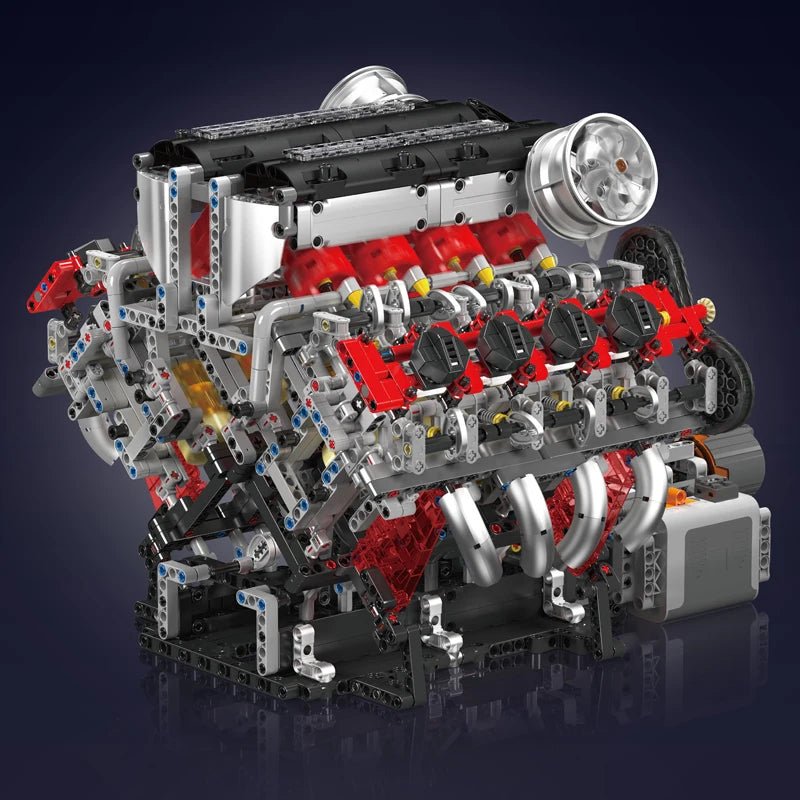 Mould King 10130 F488 Supercar V8 Engine - Sofhome