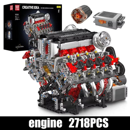 Mould King 10130 F488 Supercar V8 Engine - Sofhome