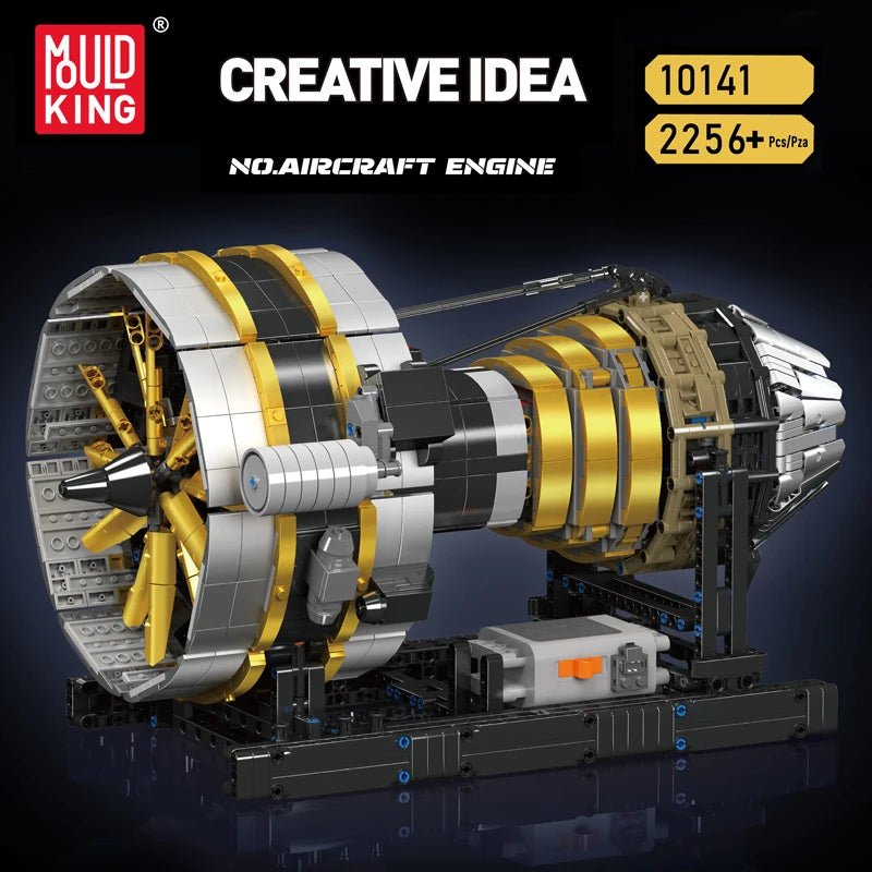 Mould King 10141 Motorized Aircraft Engine - Sofhome