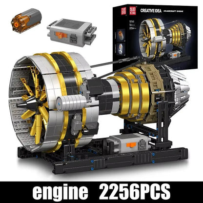 Mould King 10141 Motorized Aircraft Engine - Sofhome