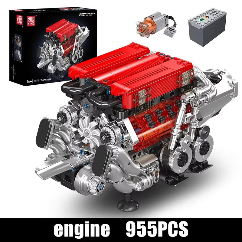Mould King 10163 BGT Supercar - Motorized Building Blocks Kit - Sofhome