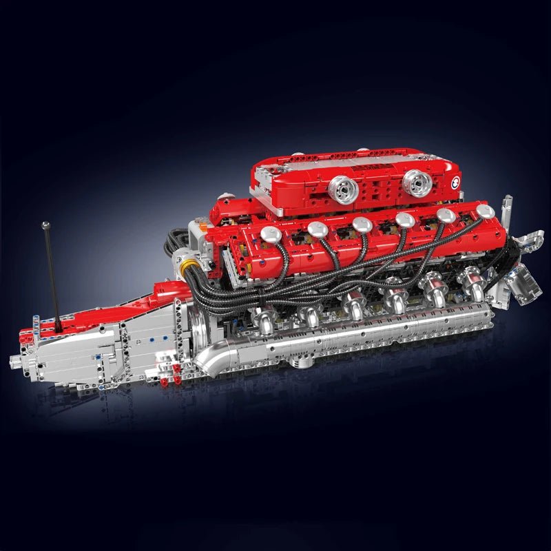 Mould King 10169 V12 Engine - Technical Building Block Set - Sofhome