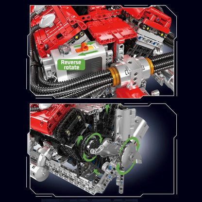 Mould King 10169 V12 Engine - Technical Building Block Set - Sofhome
