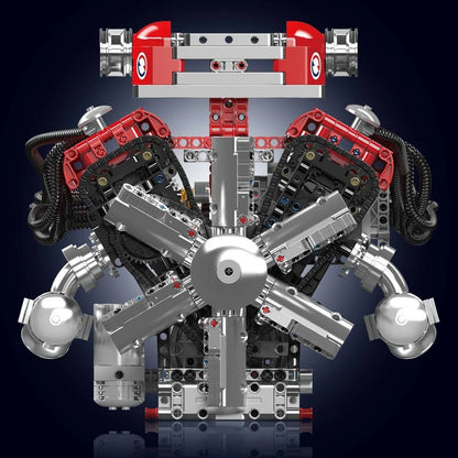 Mould King 10169 V12 Engine - Technical Building Block Set - Sofhome
