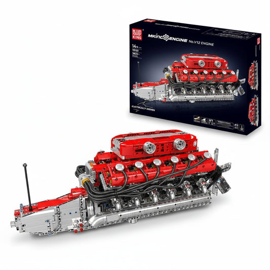 Mould King 10169 V12 Engine - Technical Building Block Set - Sofhome